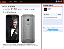 Tablet Screenshot of dspecs.com